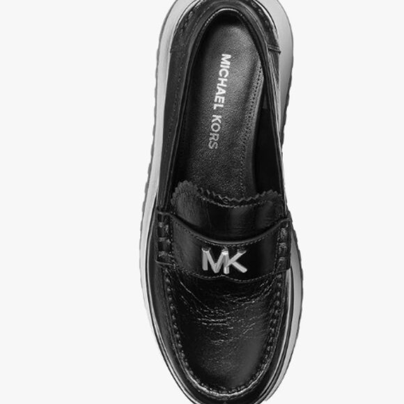 Michael Kors Indy Platform Loafer Pumps Black 9.5 Excellent Condition - Picture 3 of 8